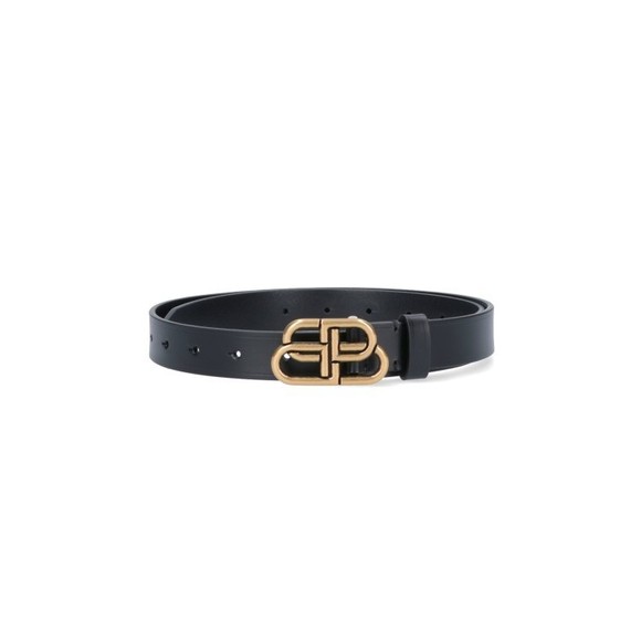 Balenciaga Bb Thin Belt Black - NWT - Picture 1 of 3